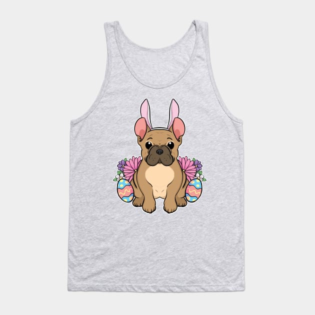 French Bulldog Easter Bunny Tank Top by Starline Hodge